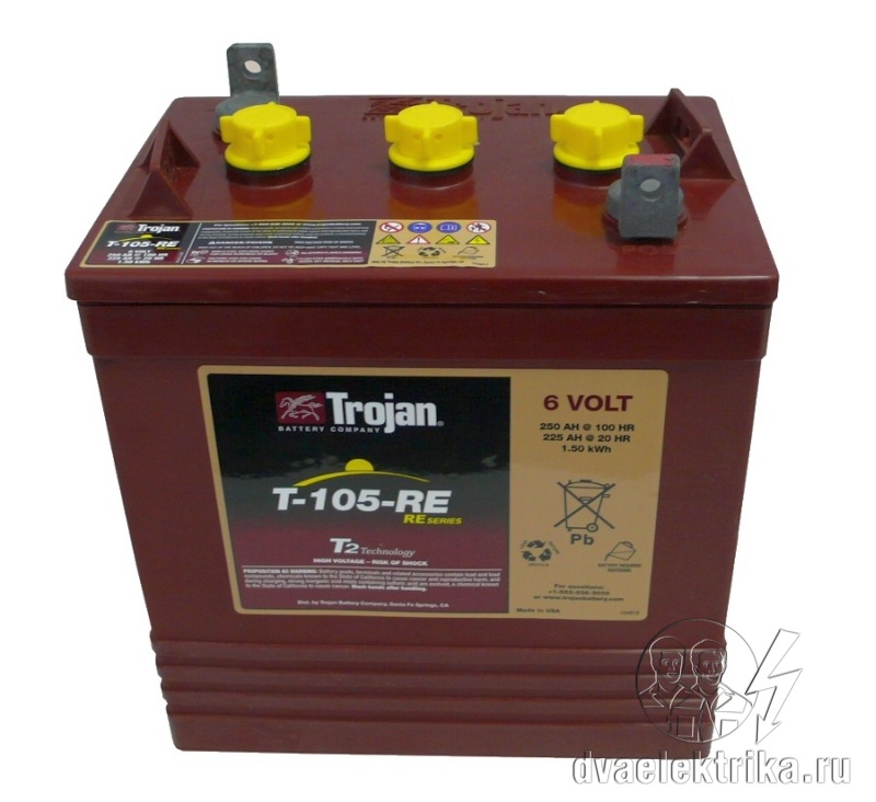 Аккумулятор Trojan T105 RE