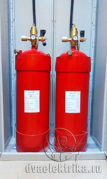 Модули газового пожаротушения